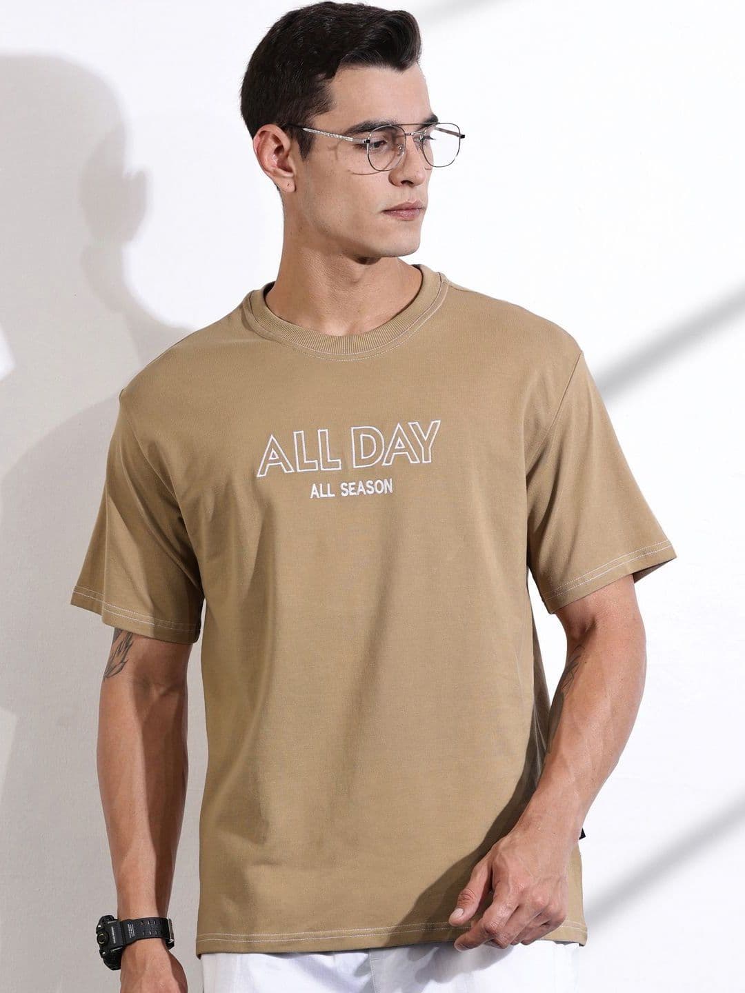 Thomas Scott Men Typography Printed Round Neck Relaxed Fit T-shirt - view 1