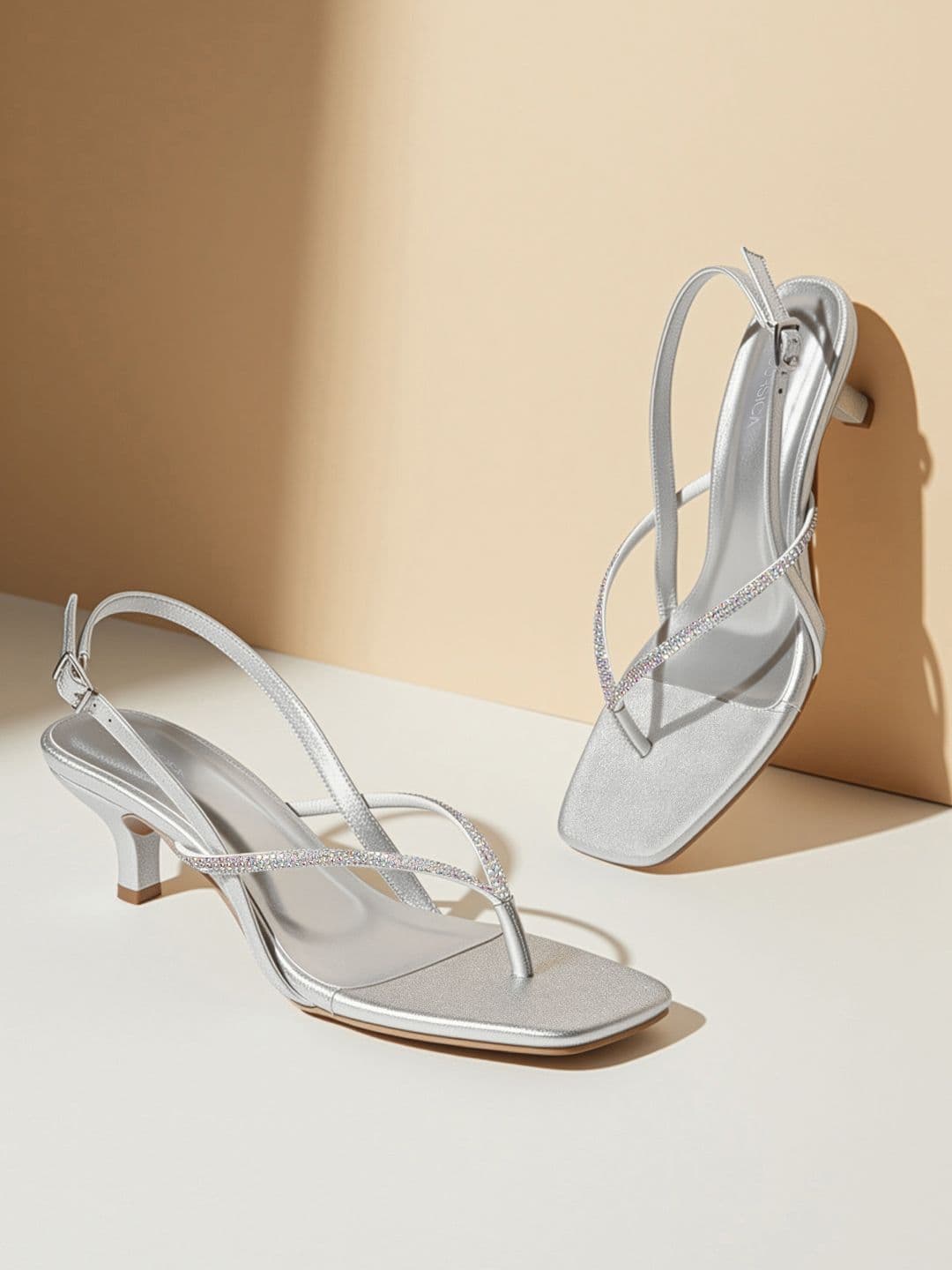CORSICA Embellished Kitten Heels - view 1