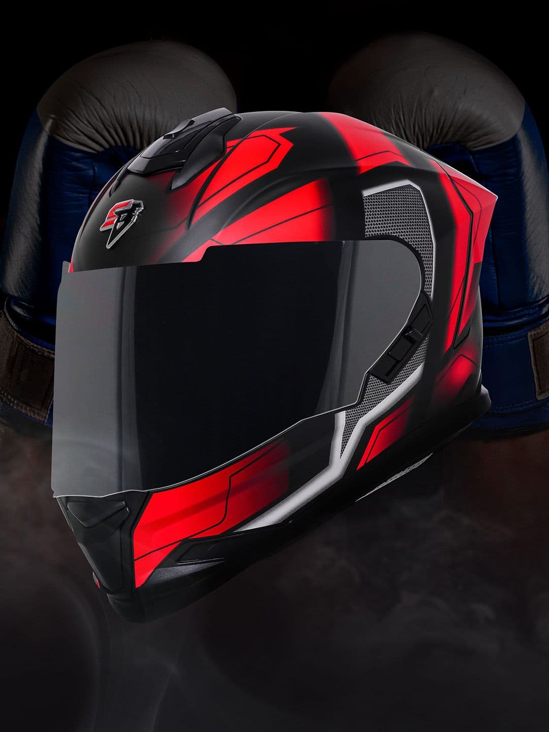 Steelbird Graphic Printed SBH 57 Fighter Steel Helmet - view 1