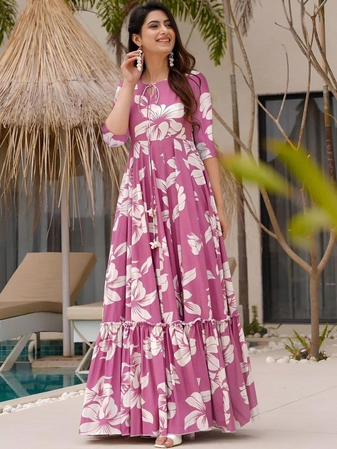 GADHESARIYA Women Cotton Printed A-Line Dresses - view 1