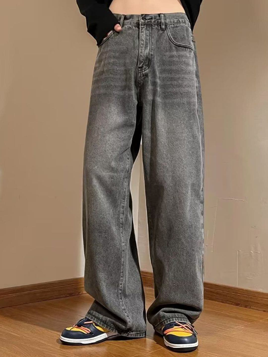 StyleCast x Revolte Men Relaxed Fit Mid-Rise Light Fade Jeans - view 1