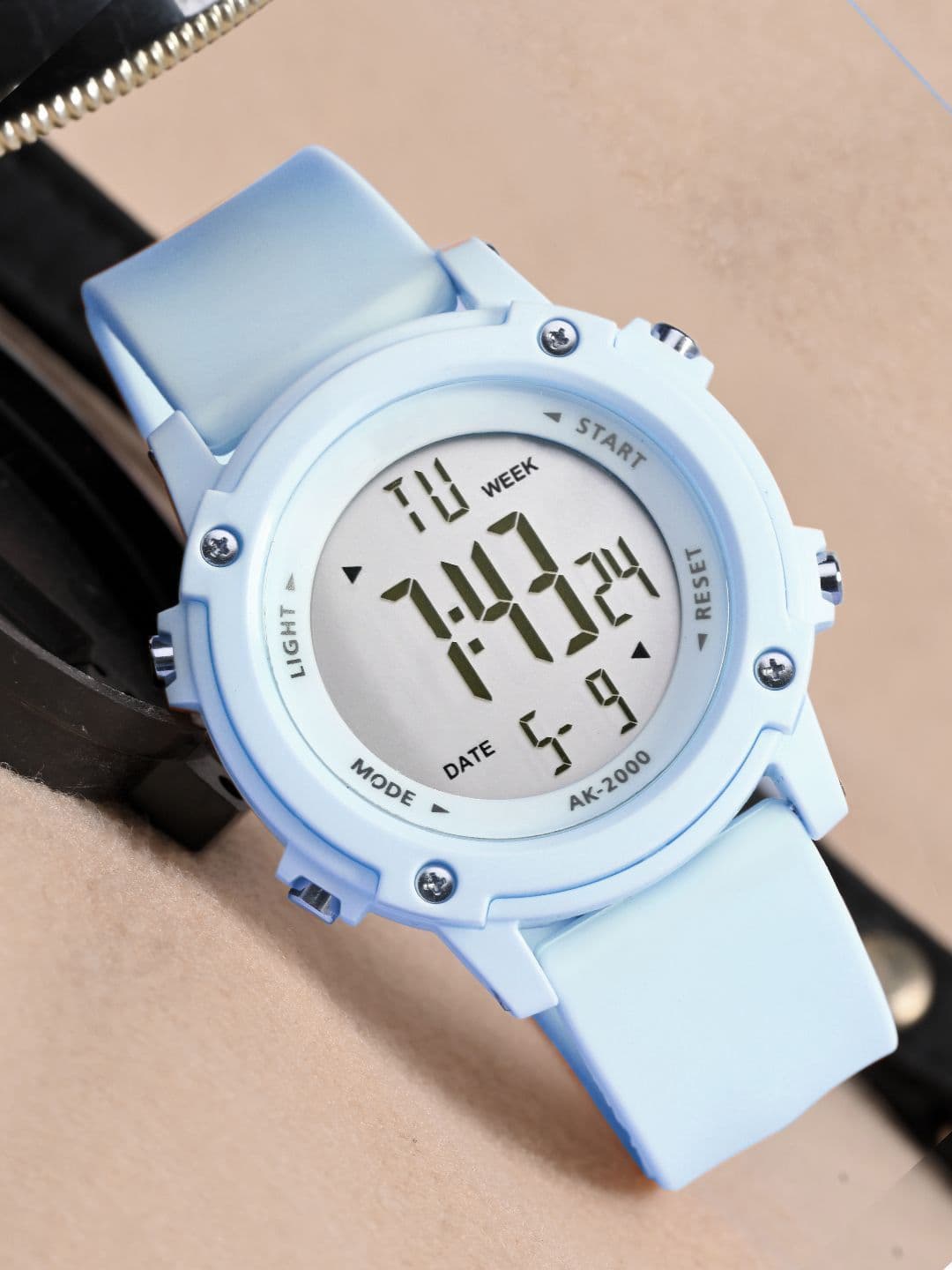 ON TIME OCTUS Unisex Dial & Straps Digital Watch DIGITAL-038 SKY BLUE - view 1