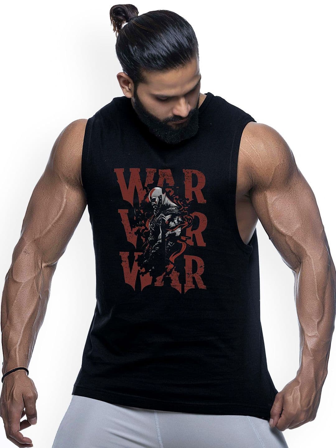 JUARI BE A GENTLEMAN Men Printed Pure Cotton Round Neck Lightweight Innerwear Vests - view 1
