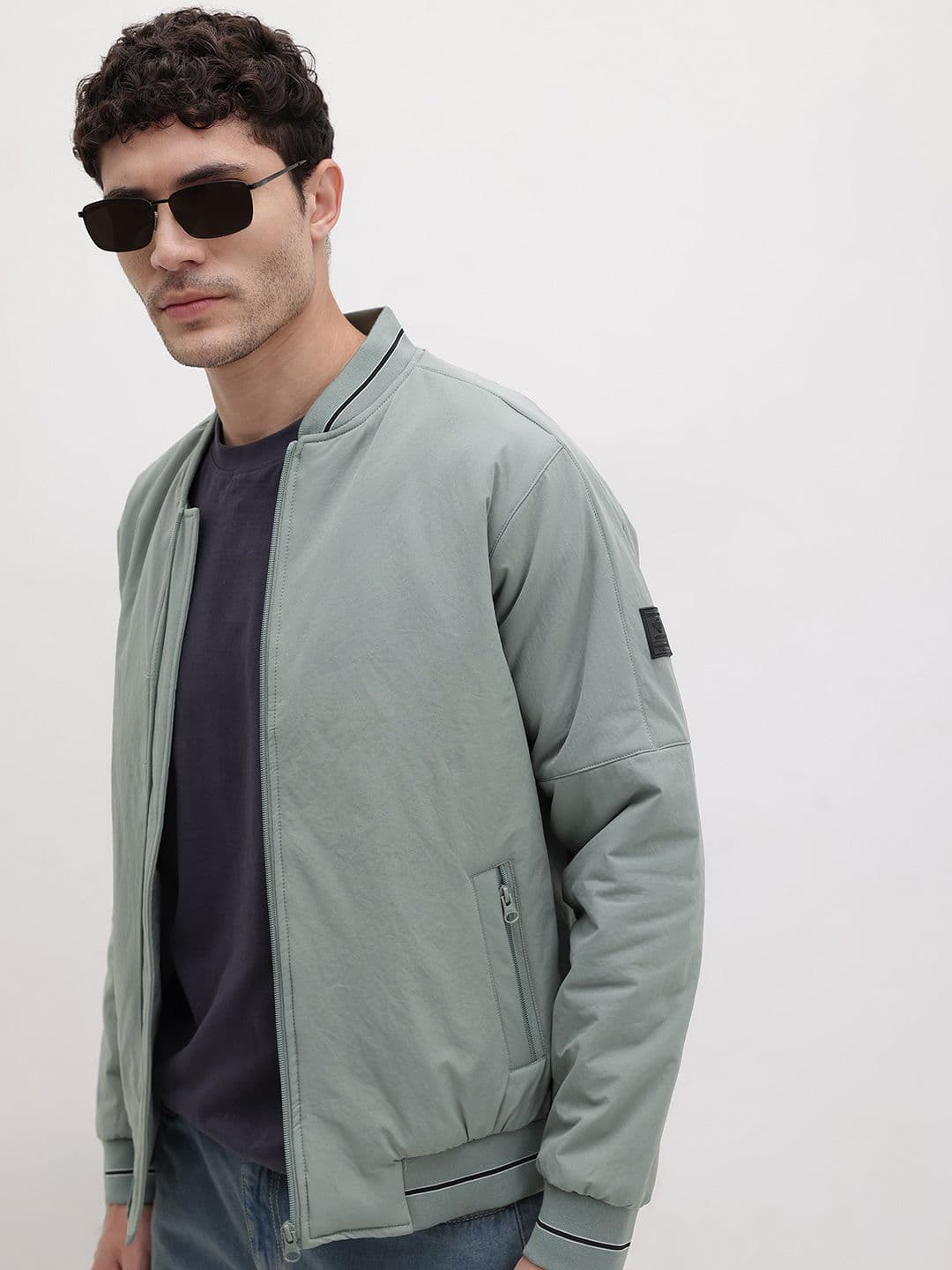 The Roadster Life Co. Applique Detail Bomber Jacket - view 1