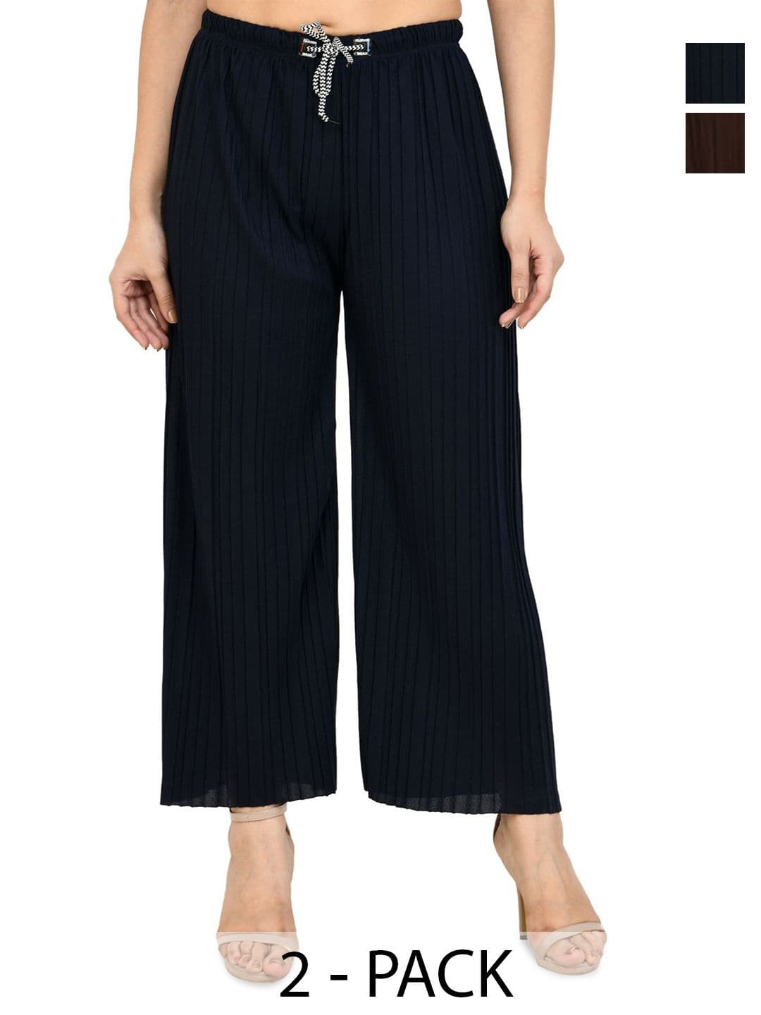 Brainbees Women Pack of 2 Palazzos - view 1