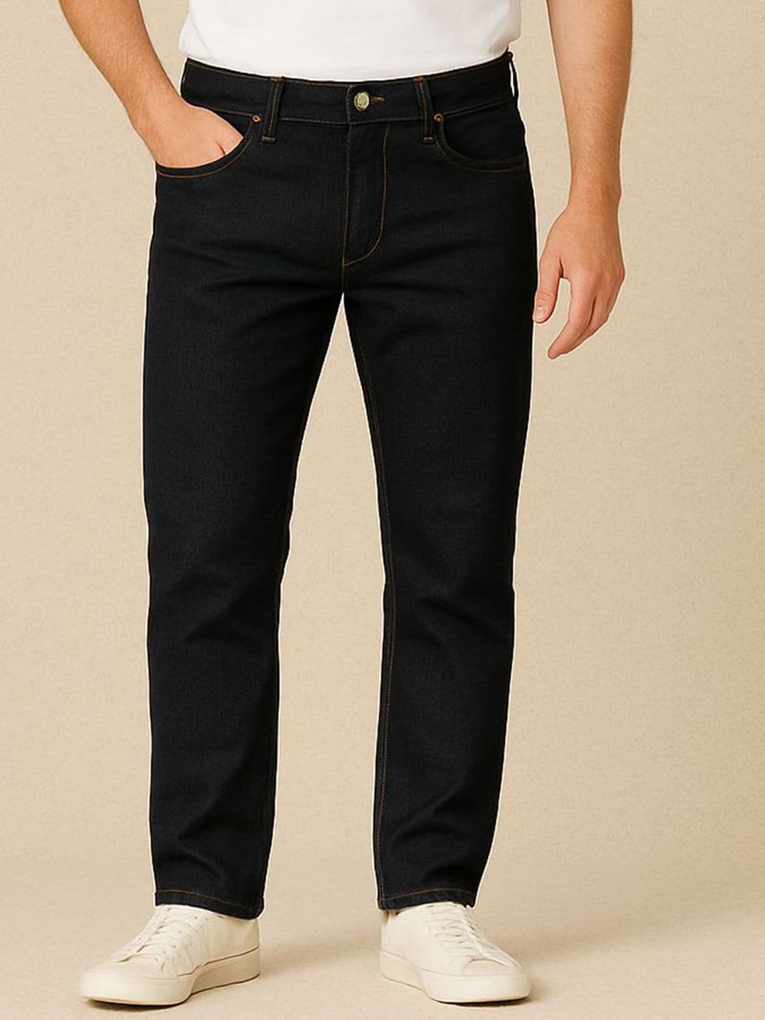 HIRRUX Men Comfort Regular Fit Mid-Rise Stretchable Jeans - view 1