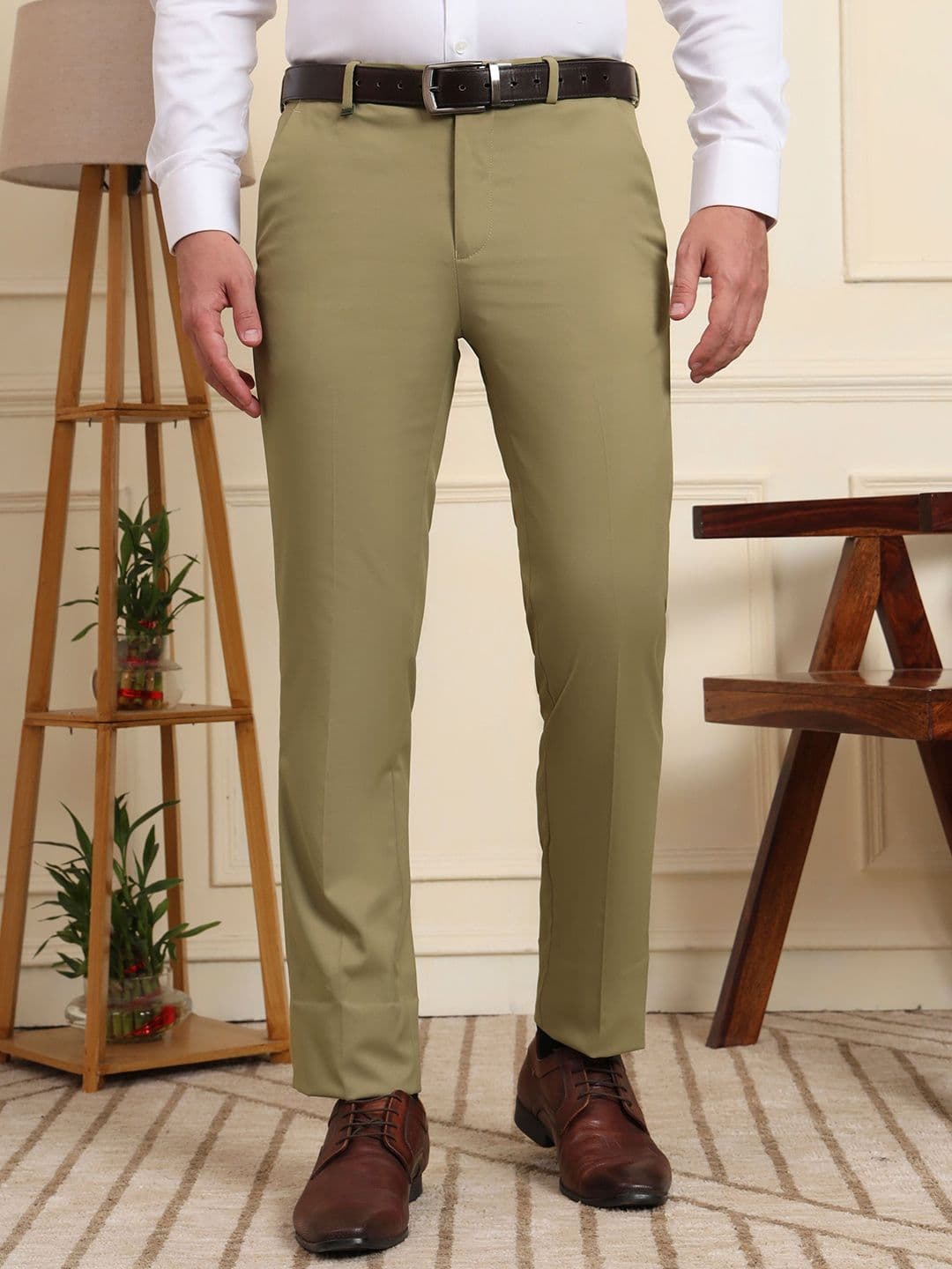 Integration Smart Fit Stretchable Flex Waist Office Wear Trousers - view 1
