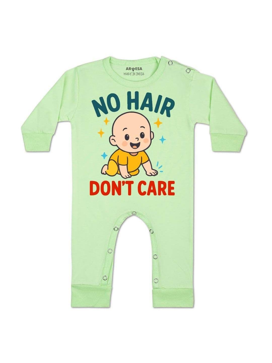 Arvesa No Hair Dont Care Printed Baby Rompers - view 1