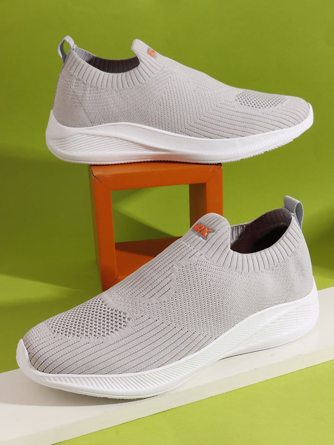 HRX by Hrithik Roshan Men Textured Slip-On Sneakers - view 1