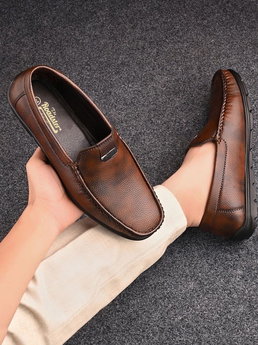 Roadster Men PU Loafers - view 1
