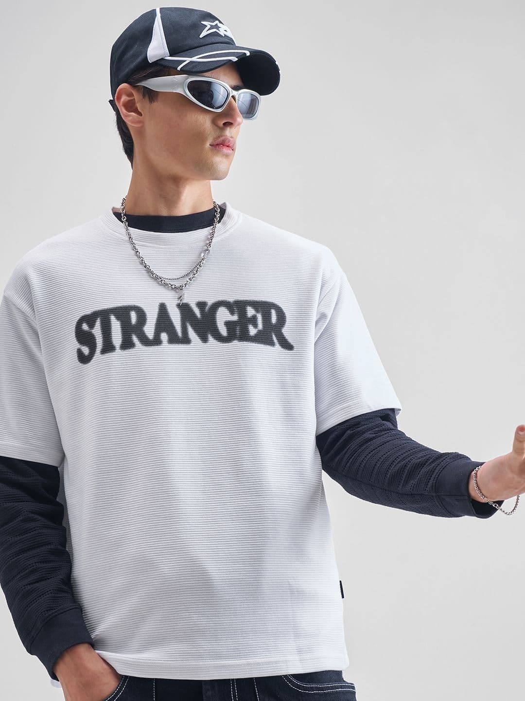 HIGHLANDER Men Typography Printed Round Neck Relaxed Fit T-shirt - view 1