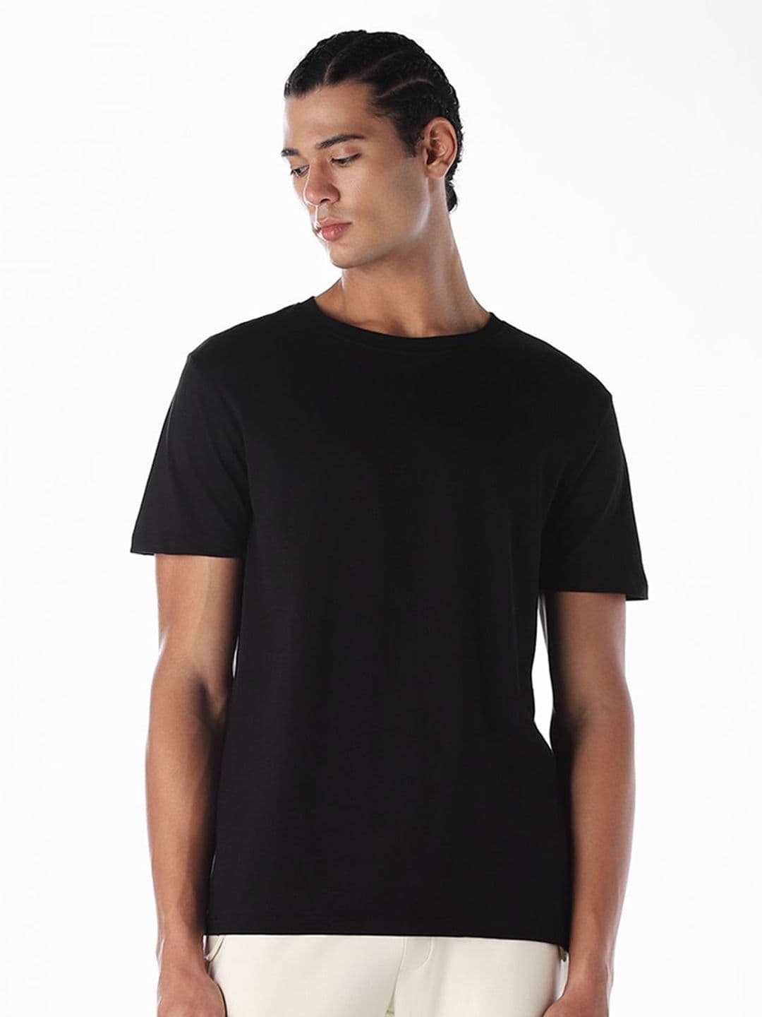 Jack & Jones Round Neck Cotton T-shirt - view 1