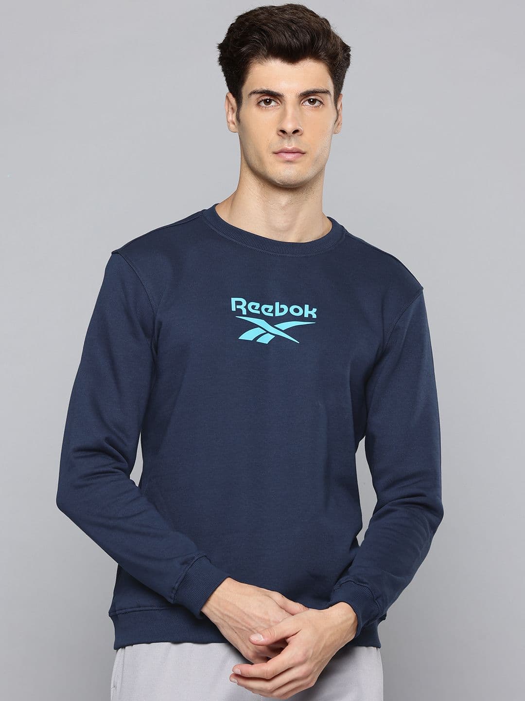 Reebok Brand Logo Print Sweatshirt - view 1