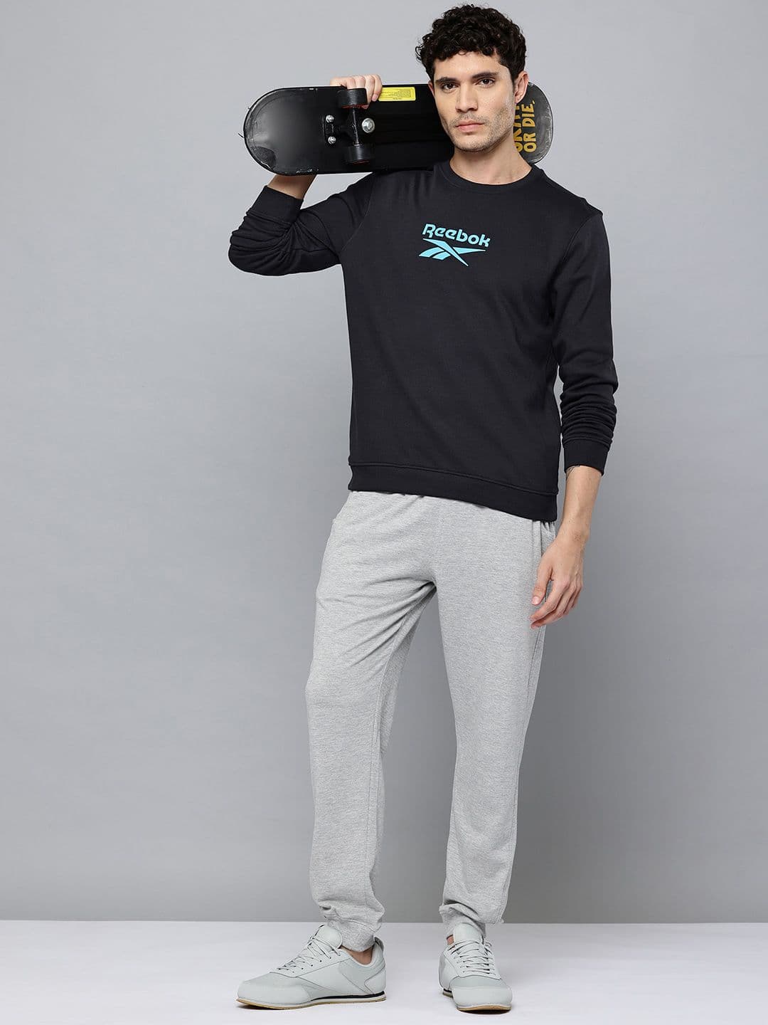 Reebok Brand Logo Print Sweatshirt - view 1