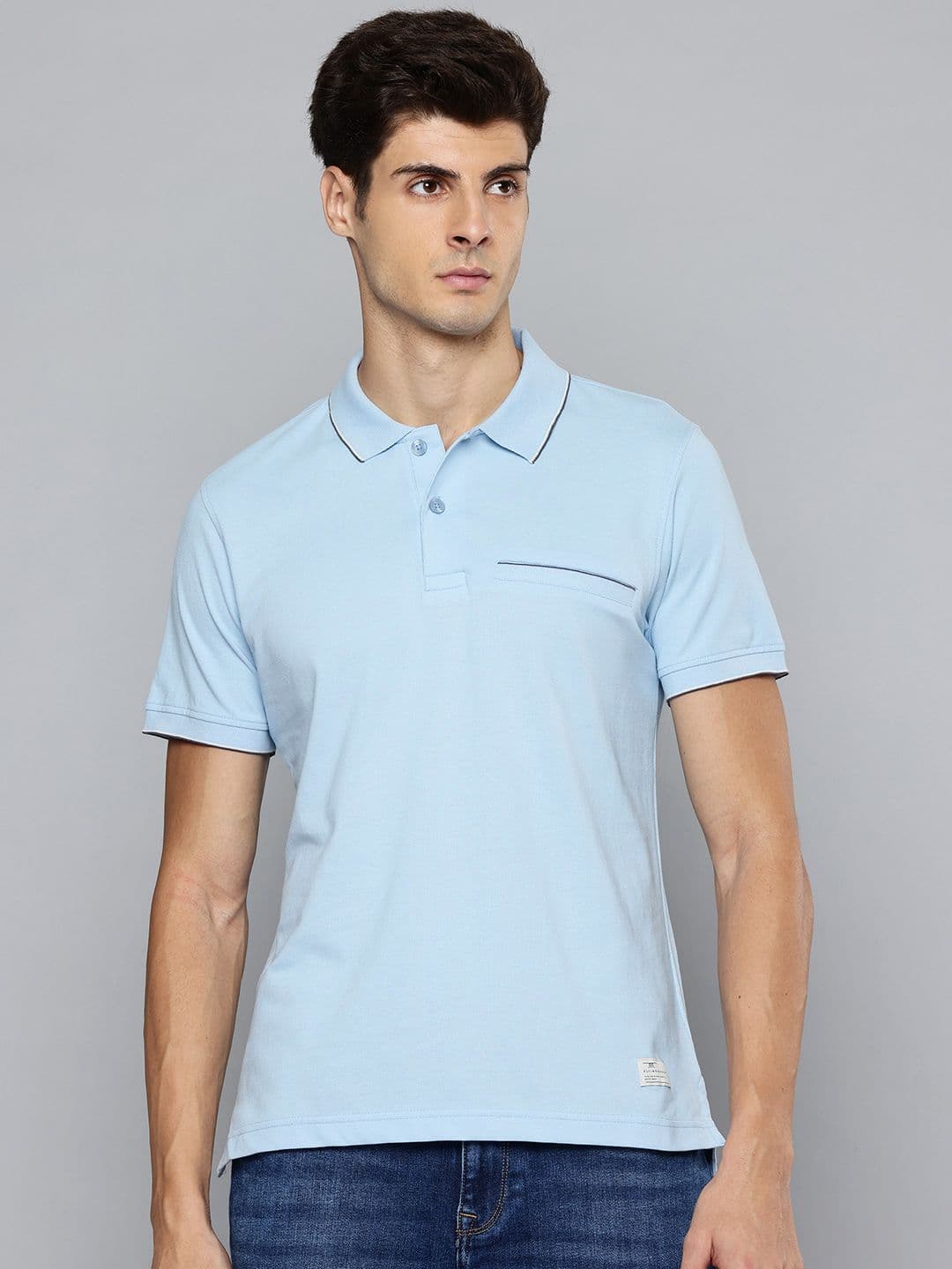 Flying Machine Men Polo Collar T-shirt - view 1