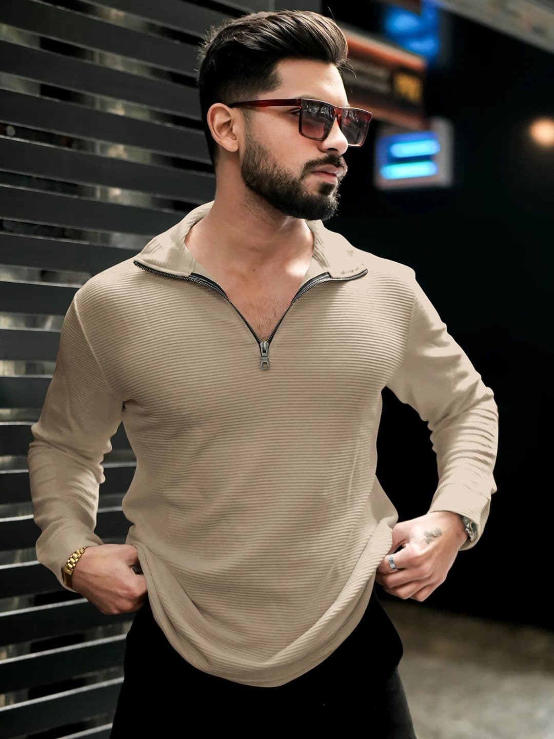 HOODLER Long Sleeves Pure Cotton T-shirt - view 1