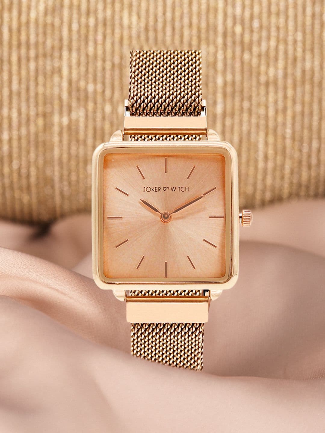 JOKER & WITCH Women Rose Gold Analogue Watch AMWW310 - view 1