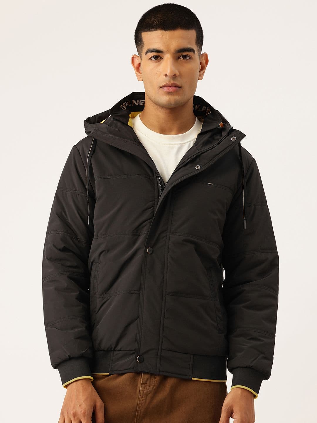 Okane Men Hooded Padded Jacket - view 1