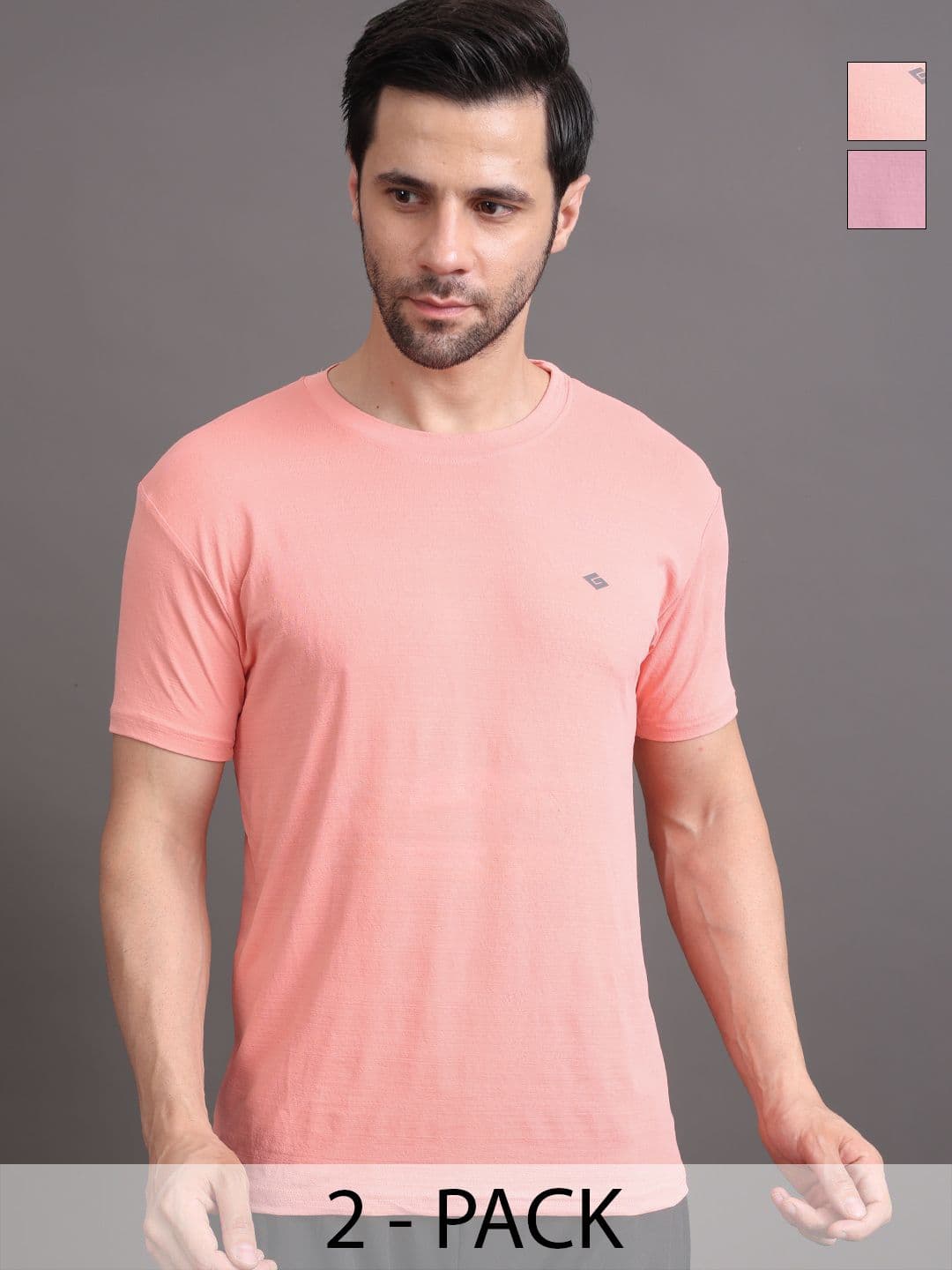 GRACIT Men Pack Of 2 Sports T-shirt - view 1
