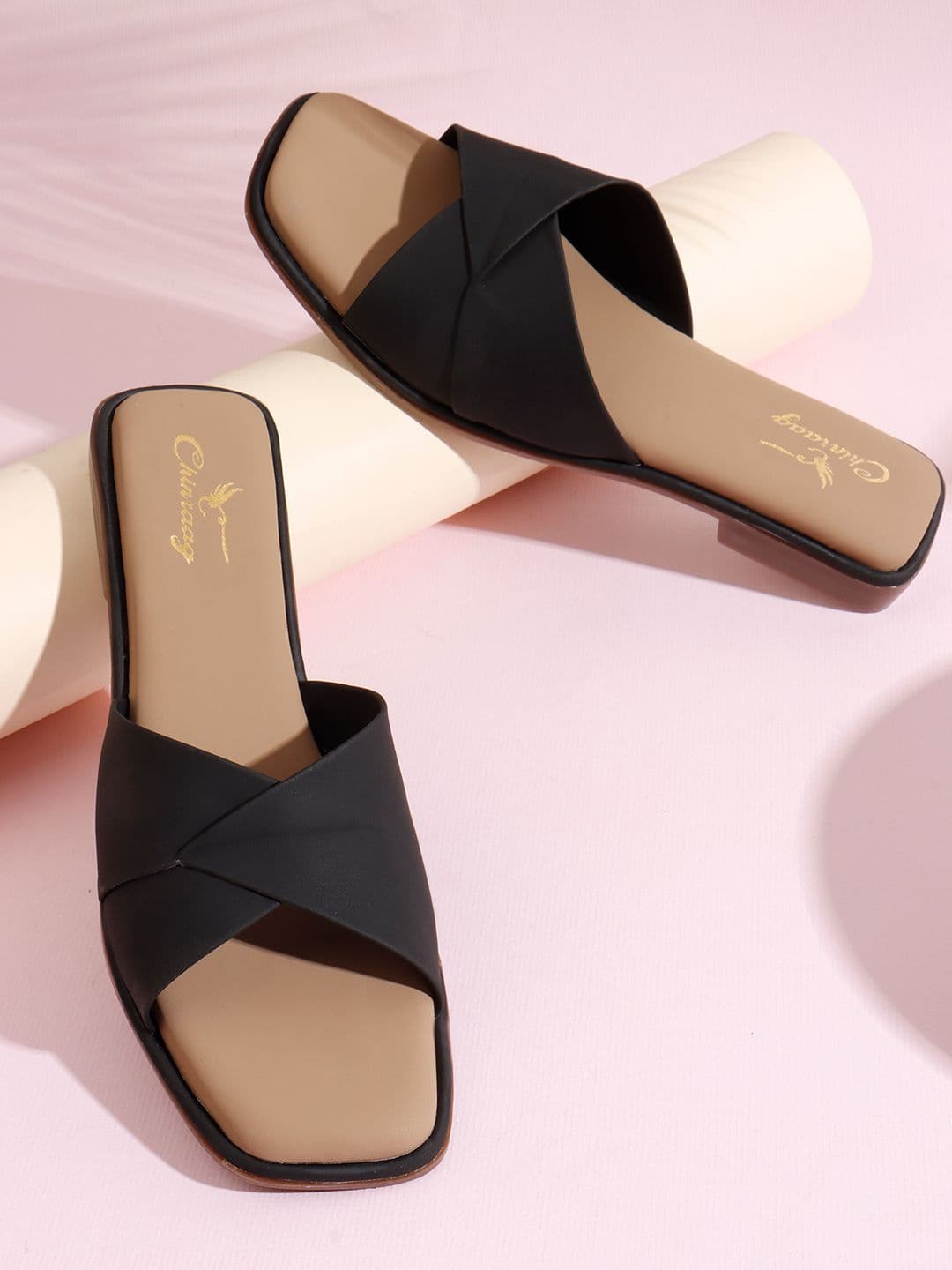 CHINRAAG Women Open Toe Flats with Bows - view 1