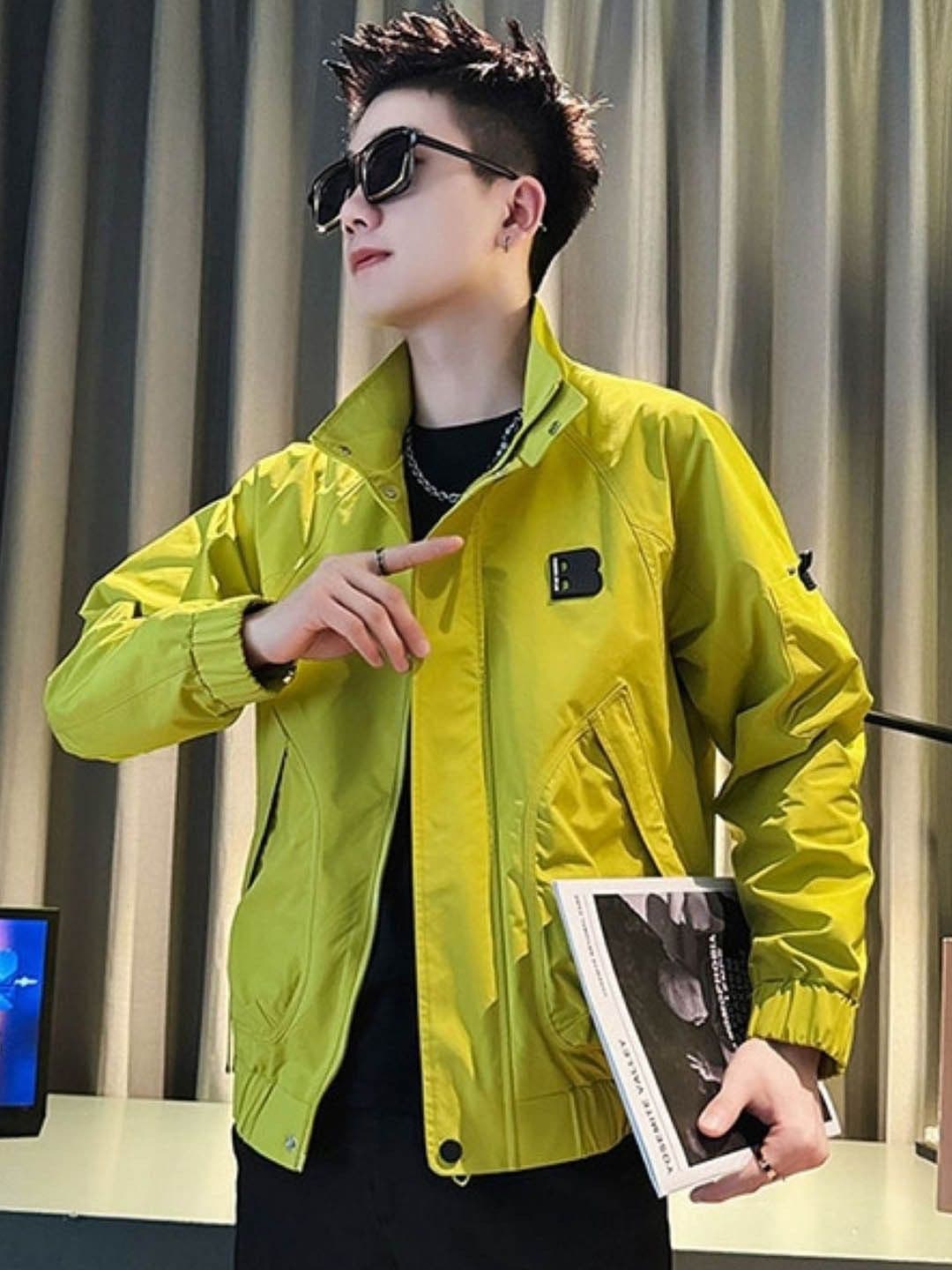 StyleCast Men Stand Collar Open Front Jacket - view 1