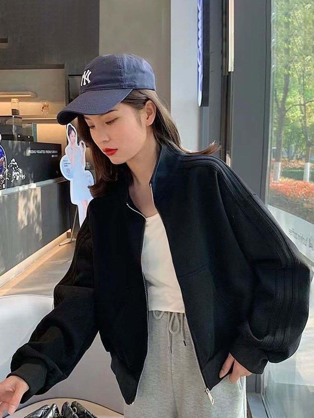 StyleCast Women Long Sleeves Open Front Jacket - view 1