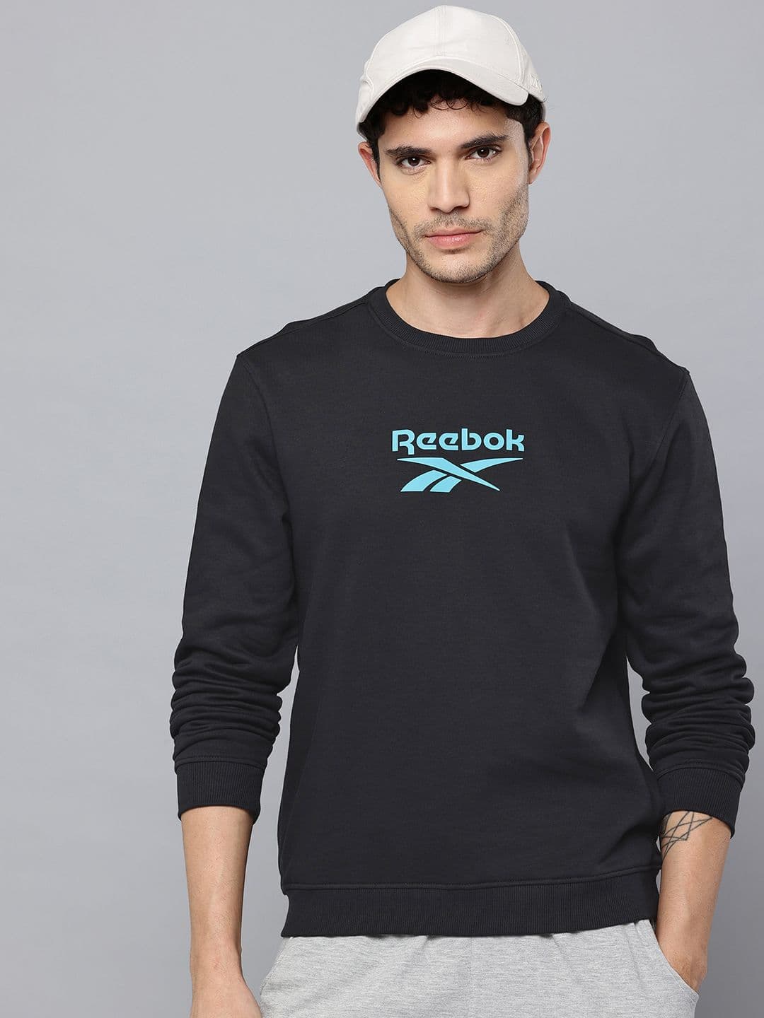 Reebok Brand Logo Print Sweatshirt - view 1