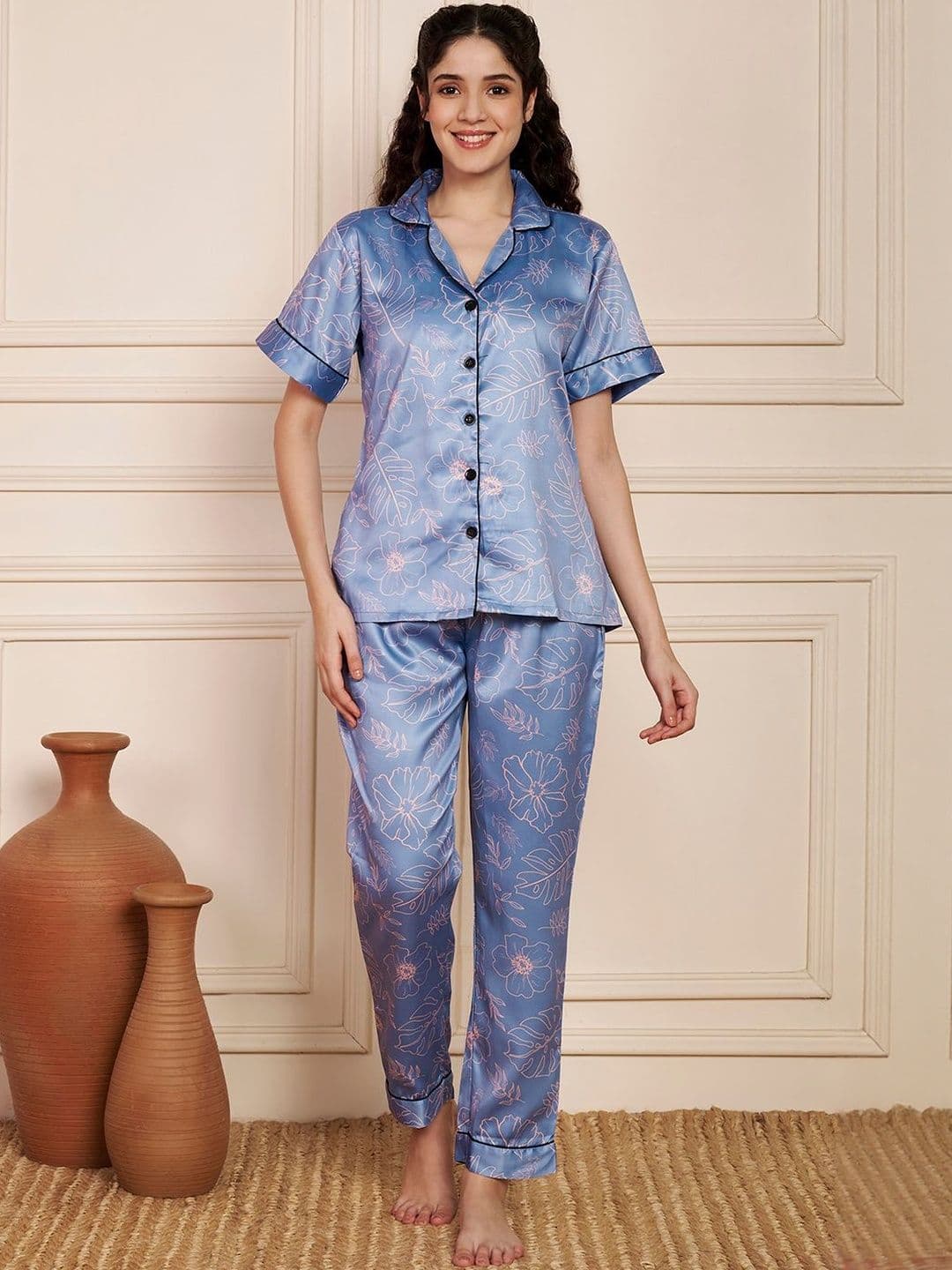 Corsica Women Satin Night Suit - view 1