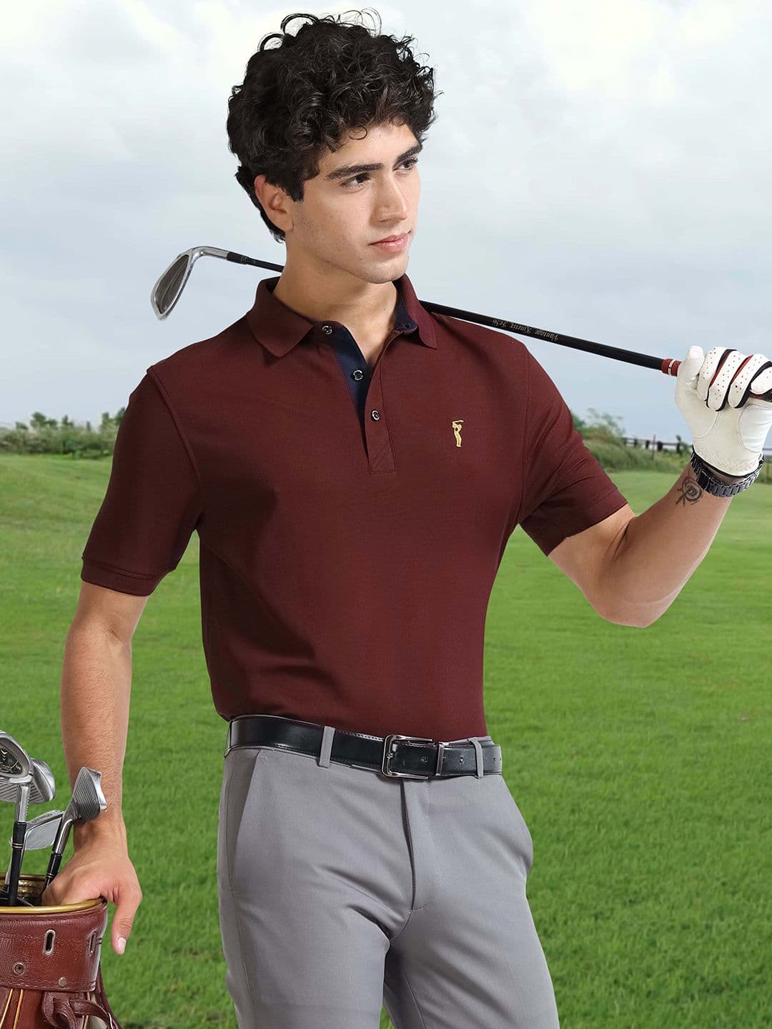 STELLERS Men Regular Fit Polo Collar T-shirt - view 1