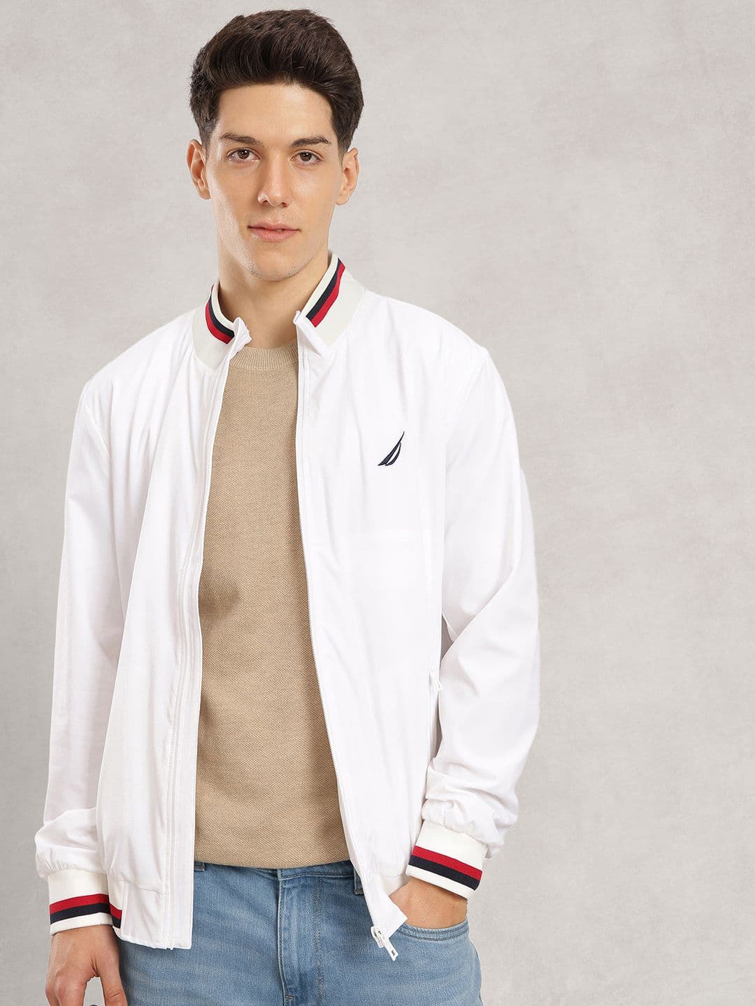 Nautica Mock Collar Bomber Jacket - view 1