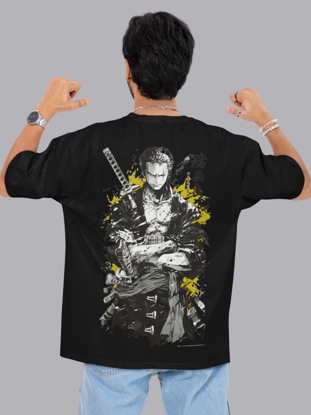 SNUG24 Men Graphic Printed Round Neck Cotton Oversized T-shirt - view 1