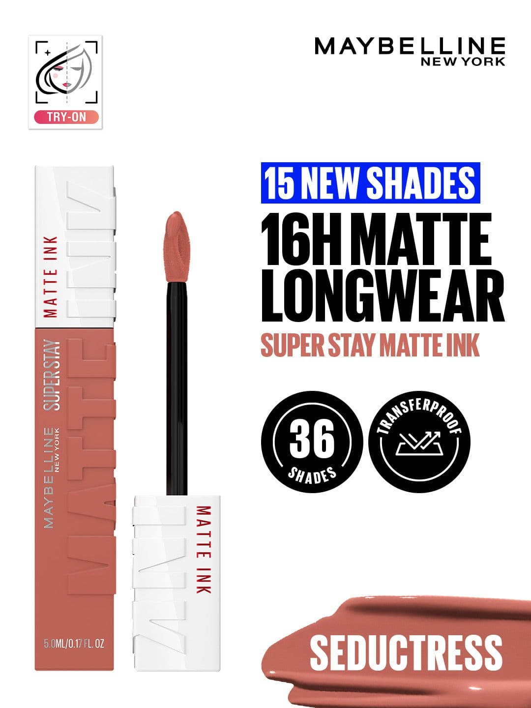 Maybelline New York SuperStay Matte Ink Liquid Lipstick - 65 Seductress - view 1