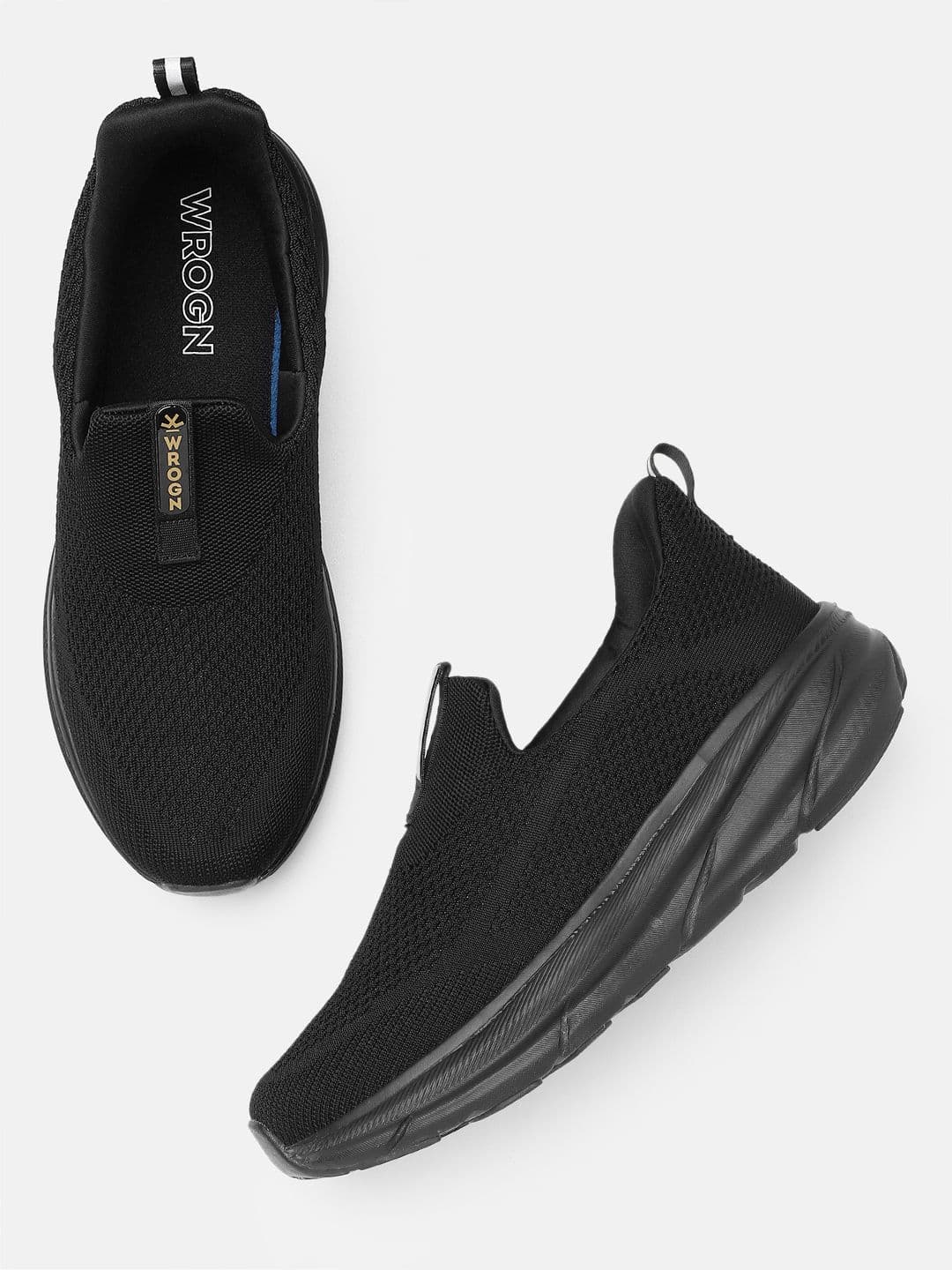 WROGN Men Textured Slip-On Sneakers - view 1