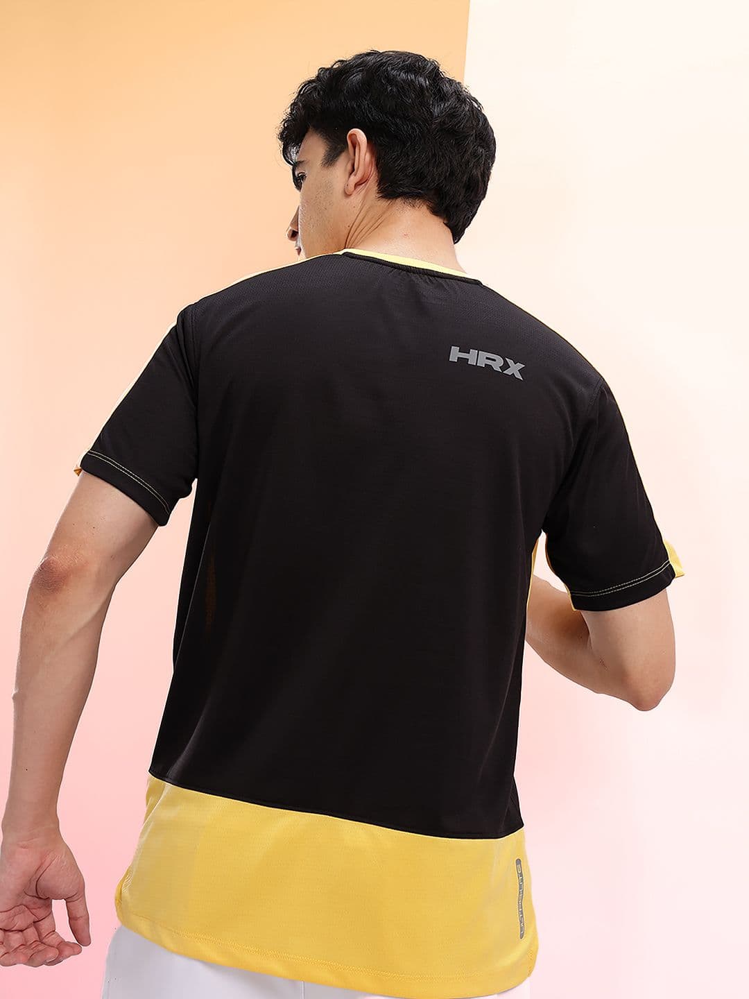 HRX by Hrithik Roshan Colourblocked Ultralite T-shirt - view 1
