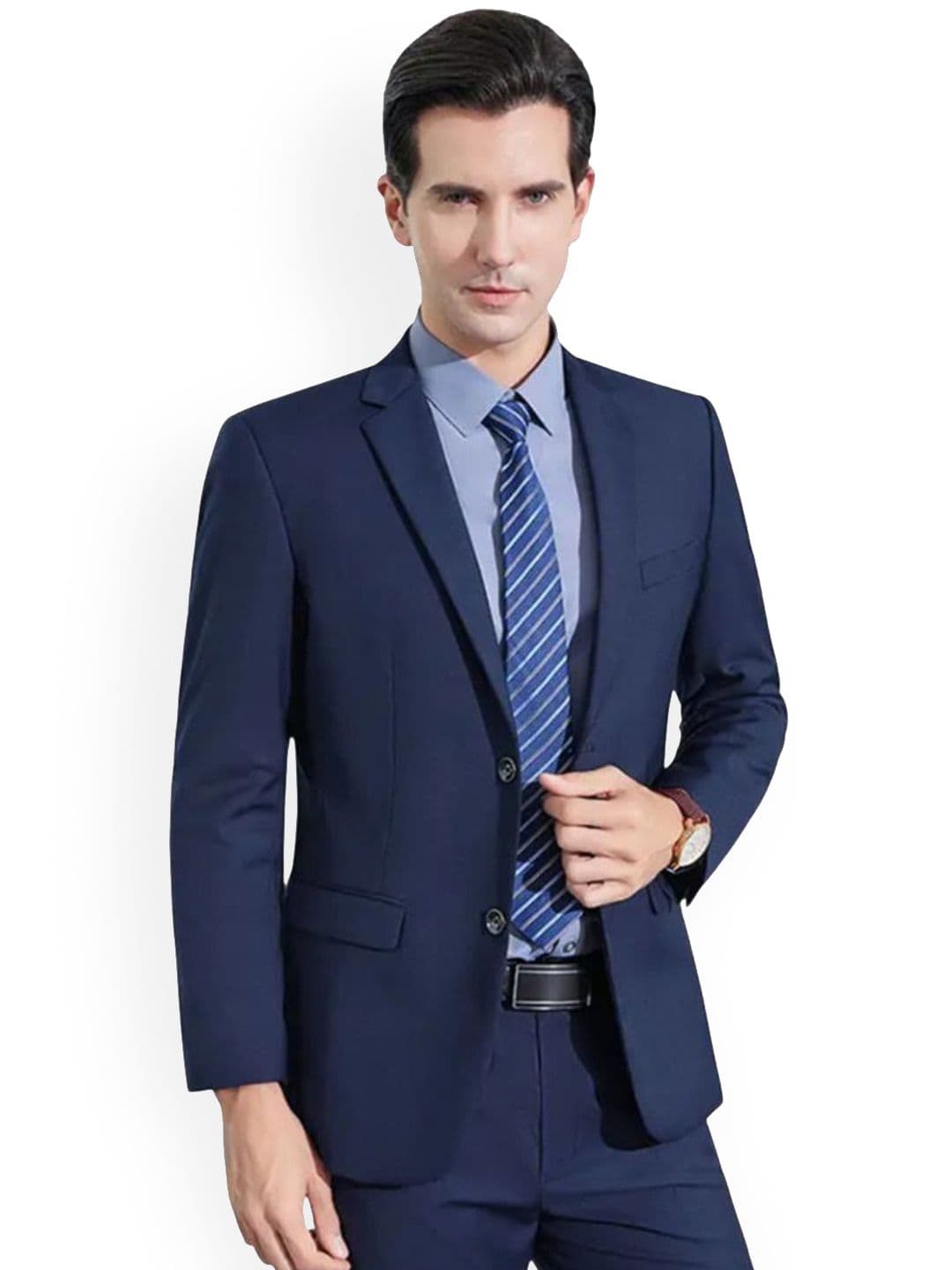 MAN BAZAR Slim-Fit Single-Breasted Blazer - view 1