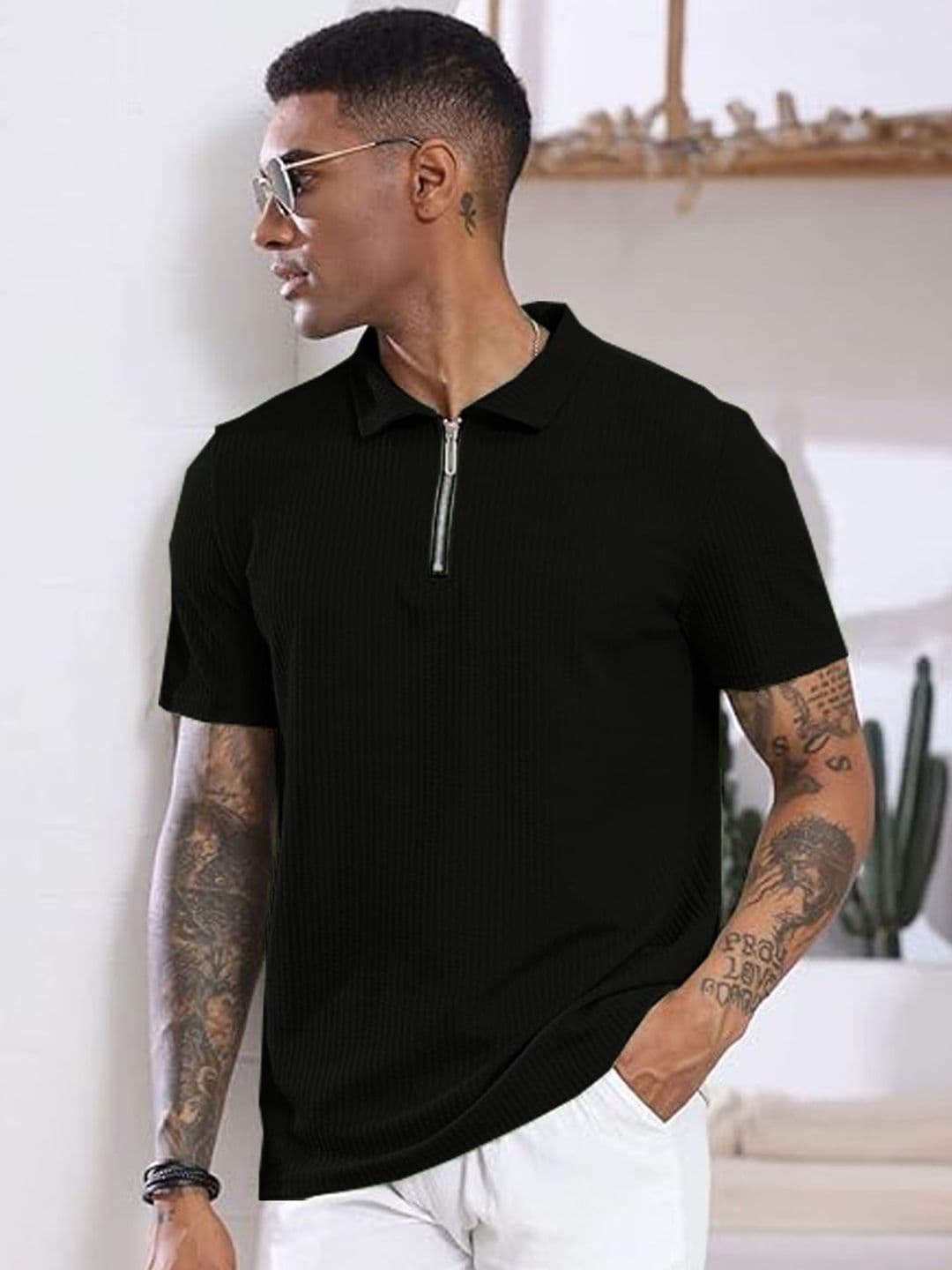 madfrog Self Design Polo Collar T-Shirt - view 1