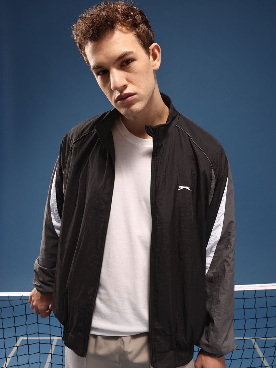 Slazenger Colourblocked Sporty Oversized Jacket - view 1