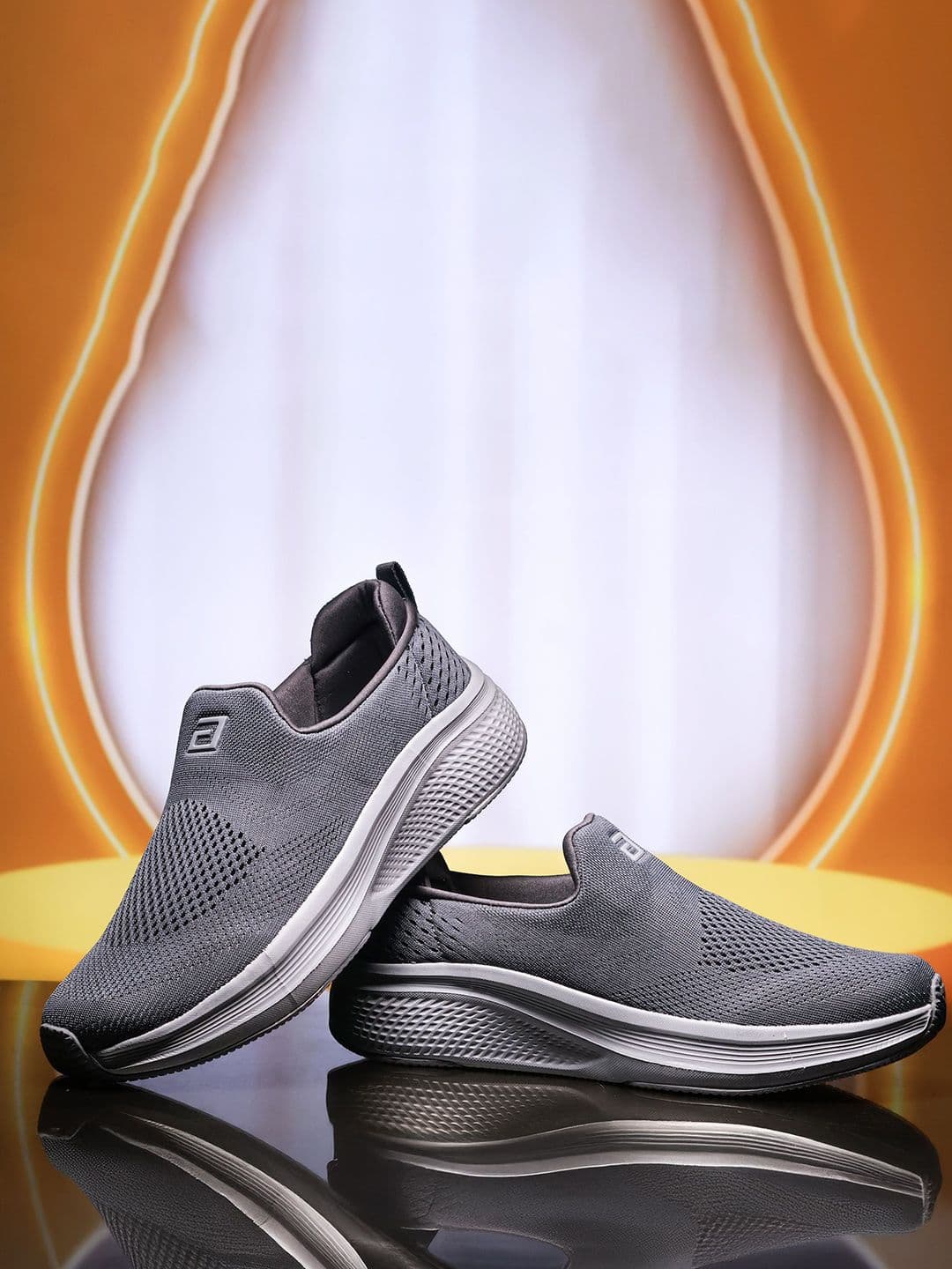 ASIAN Men Slip On Mesh Running Non-Marking Shoes - view 1