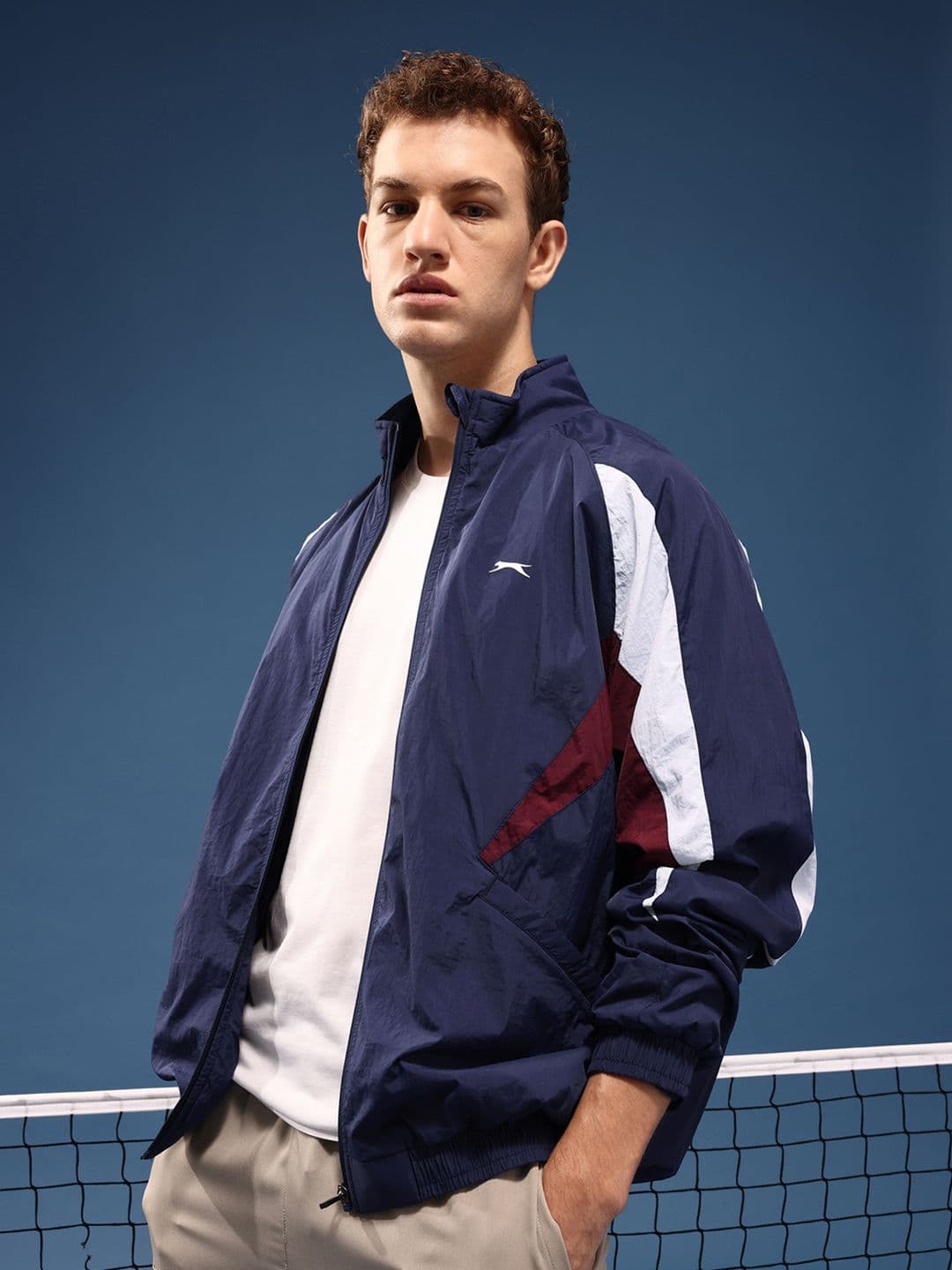 Slazenger Colourblocked Sporty Oversized Jacket - view 1