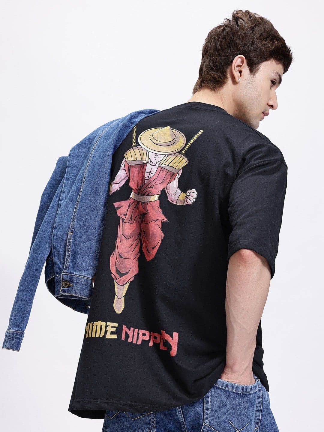 Kook N Keech Printed Drop-Shoulder Sleeves Pure Cotton Oversized T-shirt - view 1