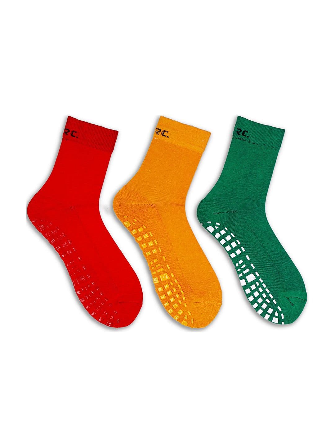 RC. ROYAL CLASS Kids Pack of 3 Patterned Ankle Length Socks - view 1