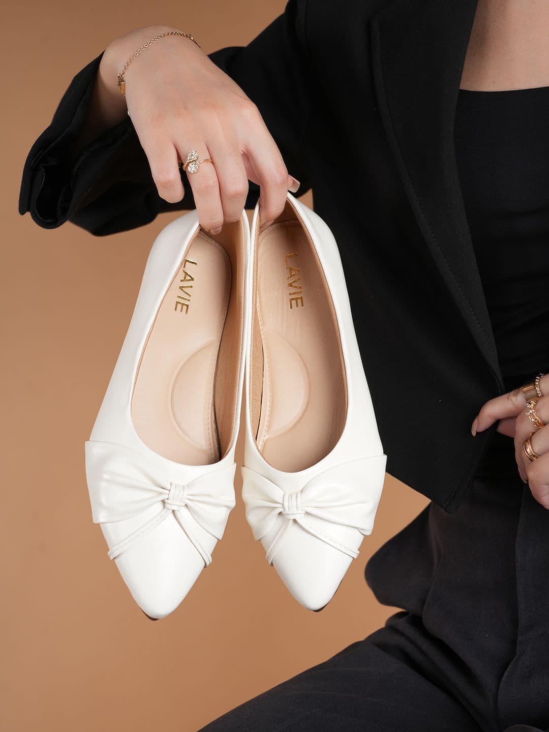 Lavie Women Pointed Toe Ballerinas - view 1