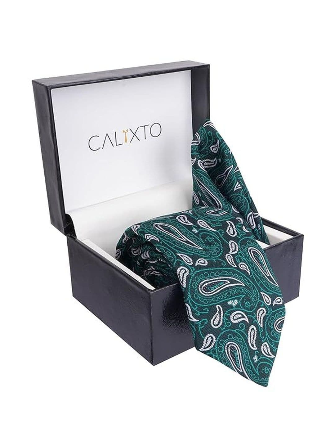 CALIXTO Men Printed Ties With Pocket Square - view 1