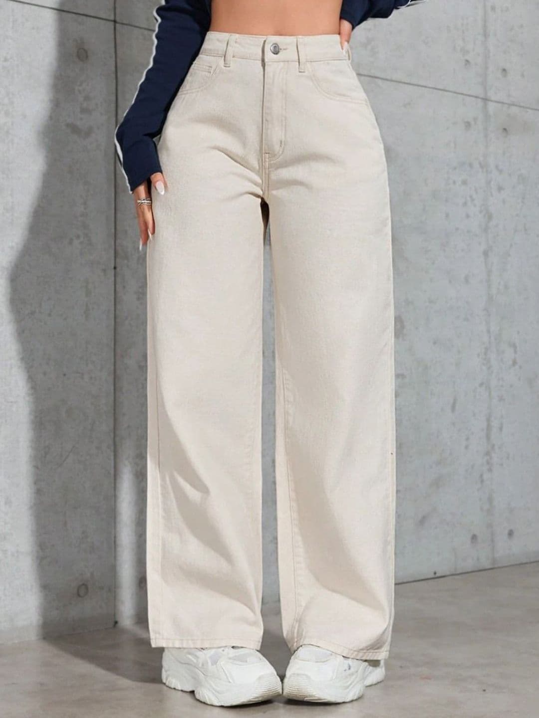 MWFASHION Women Wide Leg High-Rise Jeans - view 1