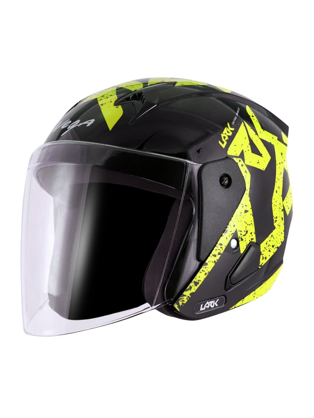 Vega Unisex Lark Victor ISI Certified Lightweight Open Face Helmet - view 1