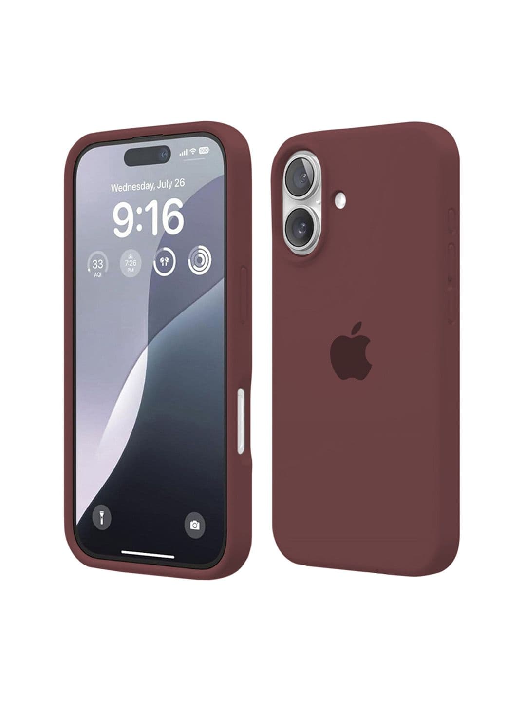 INNOPACE Abstract Printed Silicone iPhone 16 Back Case - view 1