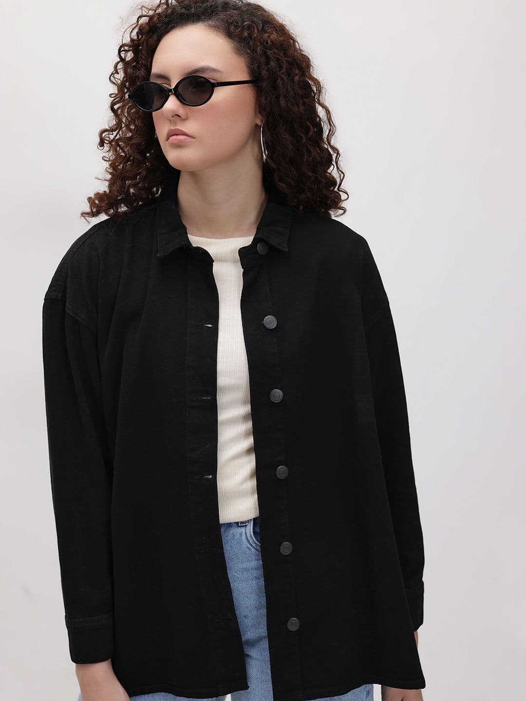 The Roadster Life Co. Pure Cotton Button Down Denim Jacket - view 1