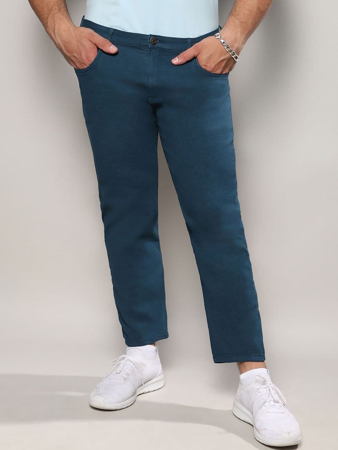 Instafab Plus Men Comfort Regular Fit Low-Rise Cotton Stretchable Jean - view 1