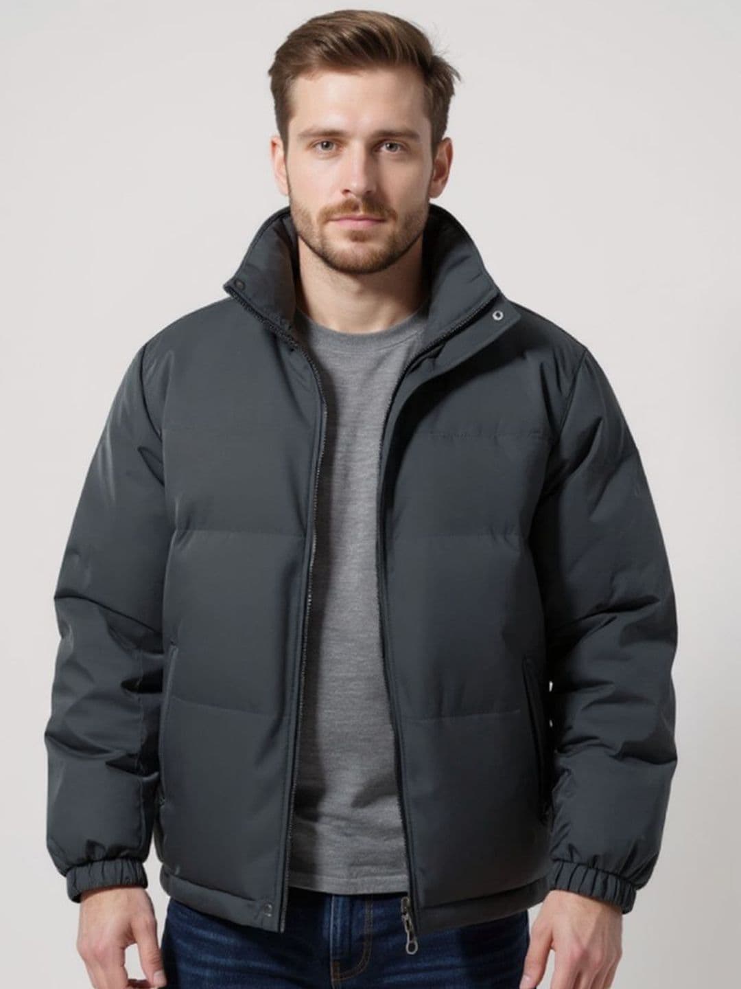 Mast & Harbour Hooded Puffer Jacket - view 1