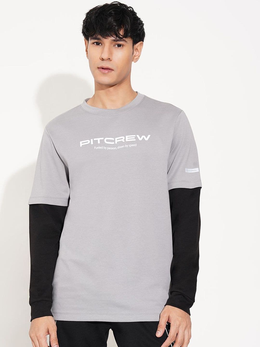 Ajile by Pantaloons Typography Printed Long Sleeves T-shirt - view 1